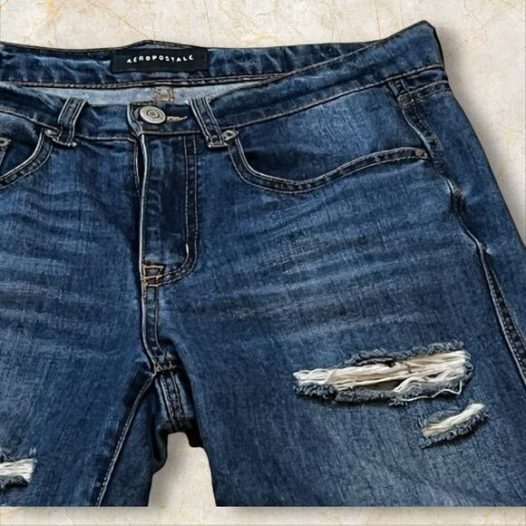 AERO Boyfriend Jeans Aeropostale Distressed Women’s size 4 - Picture 4 of 13